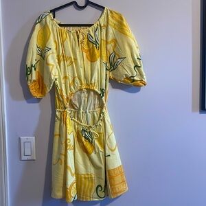 Sabo citrus dress NWT size S